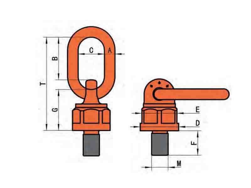 Blt M Swivel Hoist Ring With Metric Thread Buy Chain Sling From